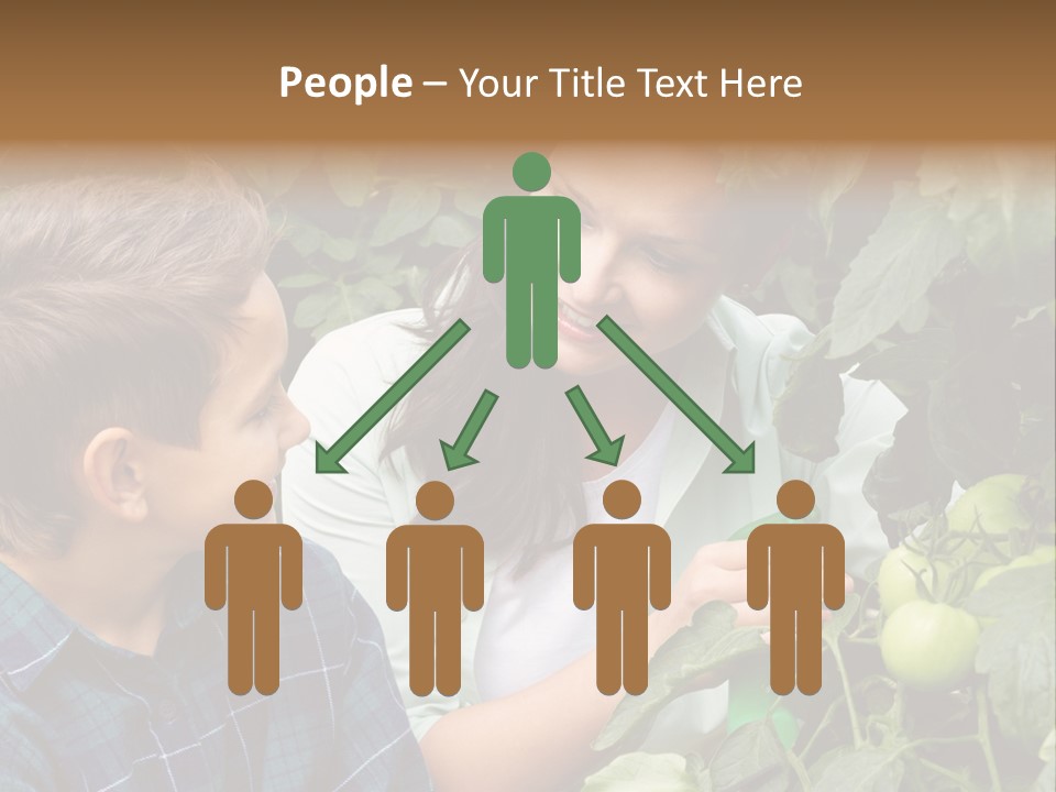 Agriculture Caucasian Portrait PowerPoint Template