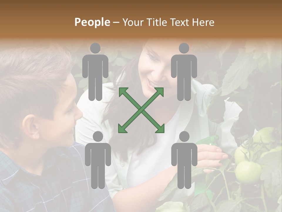 Agriculture Caucasian Portrait PowerPoint Template