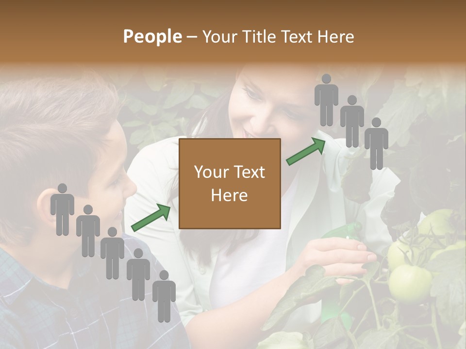 Agriculture Caucasian Portrait PowerPoint Template