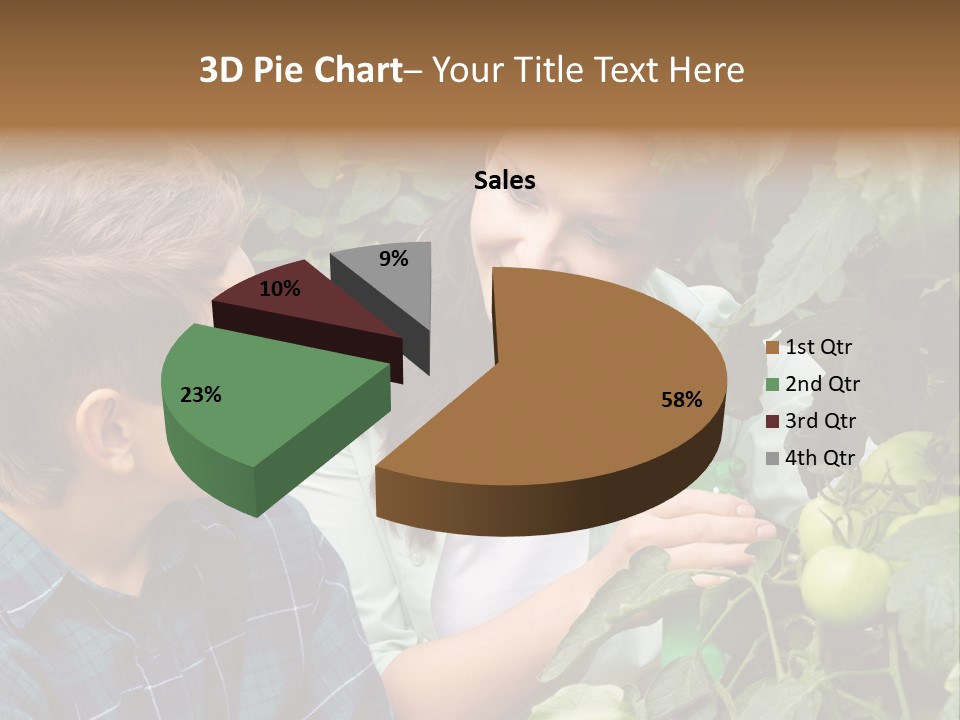 Agriculture Caucasian Portrait PowerPoint Template