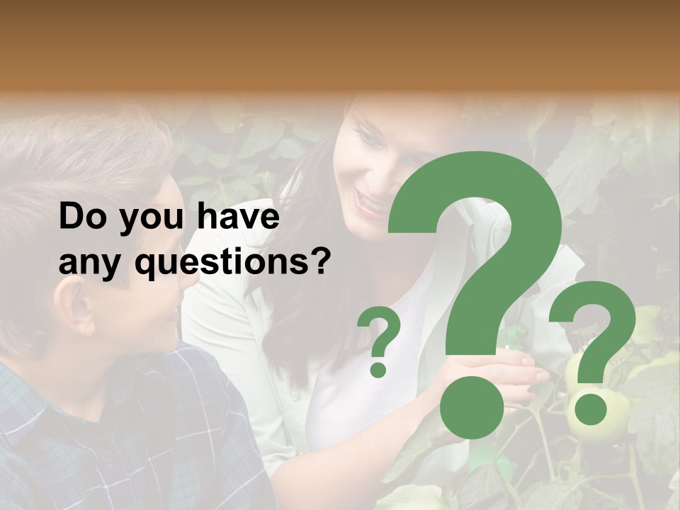 Agriculture Caucasian Portrait PowerPoint Template