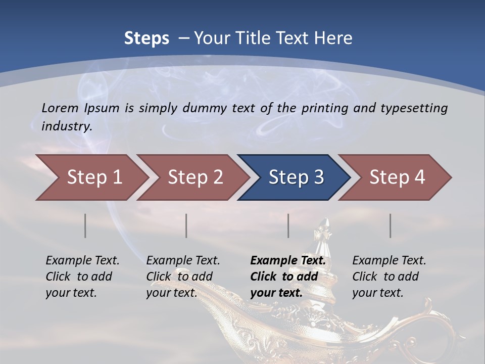 Aladdin's Lamp PowerPoint Template