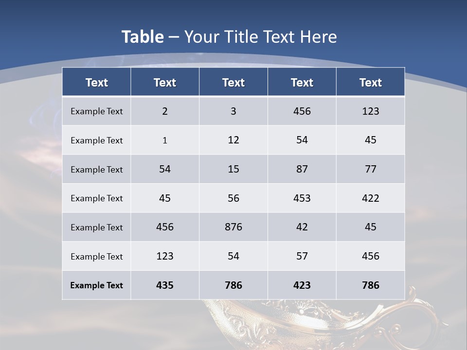 Aladdin's Lamp PowerPoint Template
