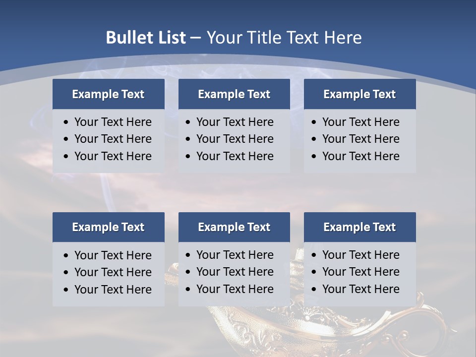 Aladdin's Lamp PowerPoint Template