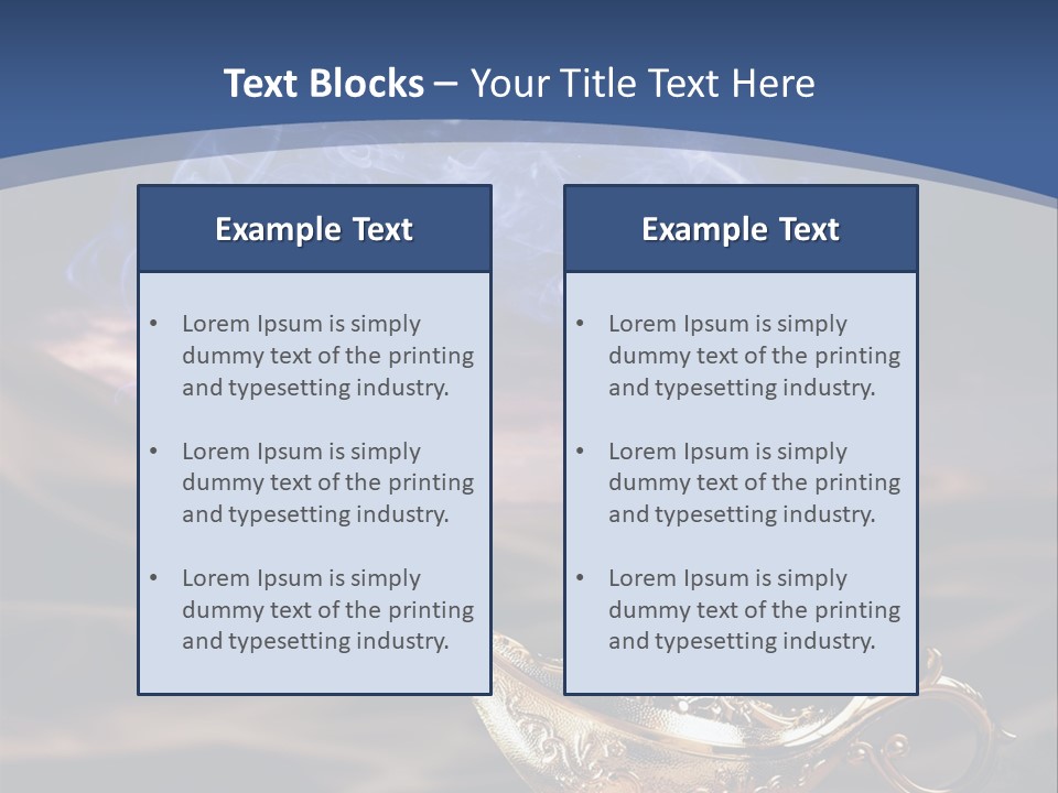 Aladdin's Lamp PowerPoint Template