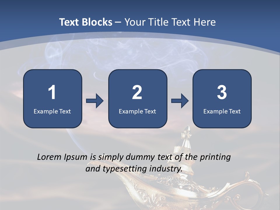 Aladdin's Lamp PowerPoint Template