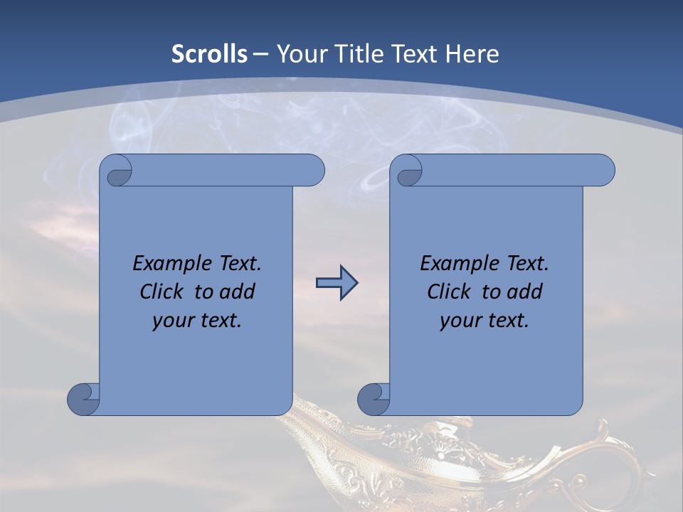 Aladdin's Lamp PowerPoint Template