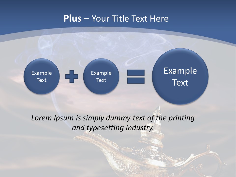 Aladdin's Lamp PowerPoint Template
