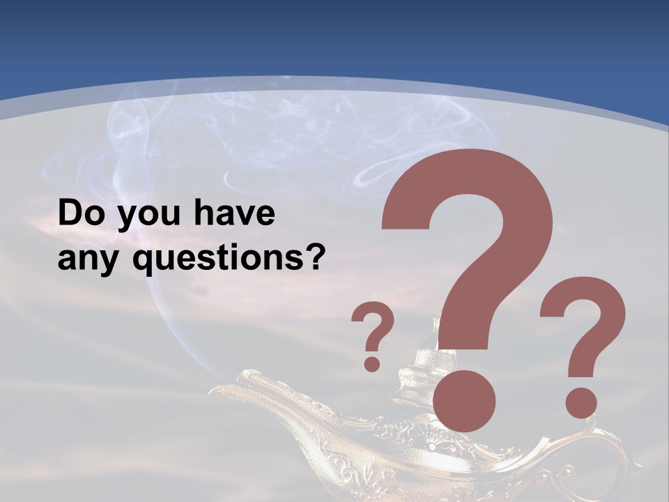 Aladdin's Lamp PowerPoint Template