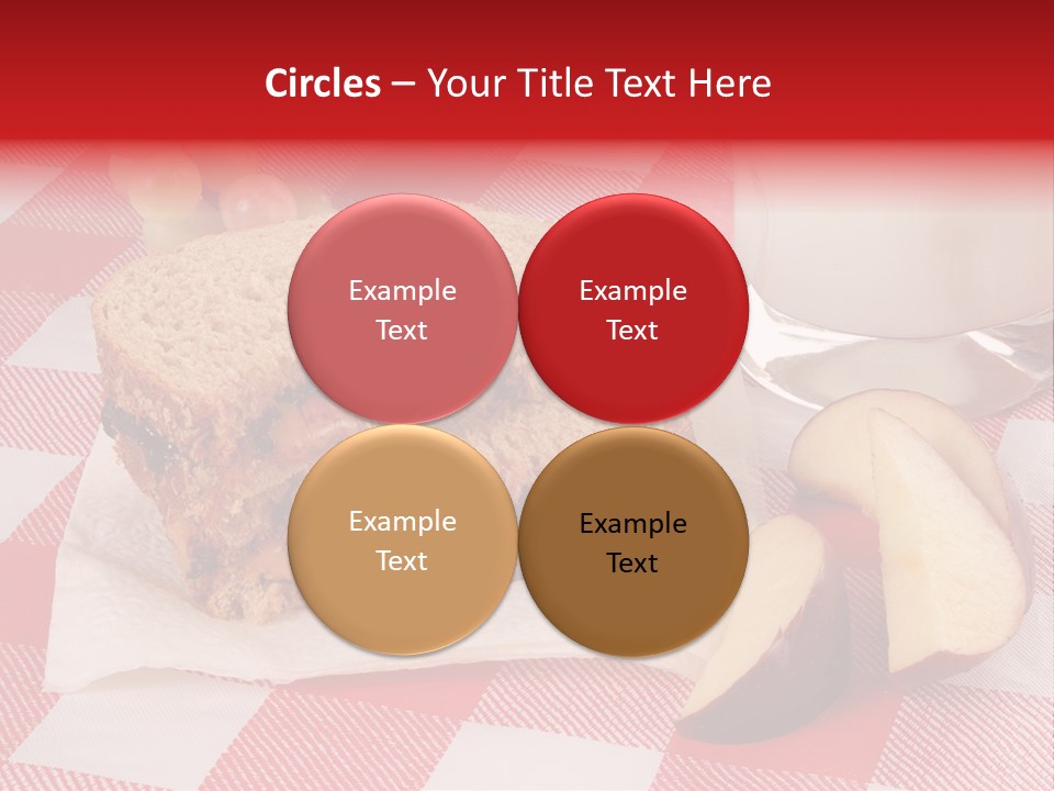 Bread Grapes Sliced PowerPoint Template