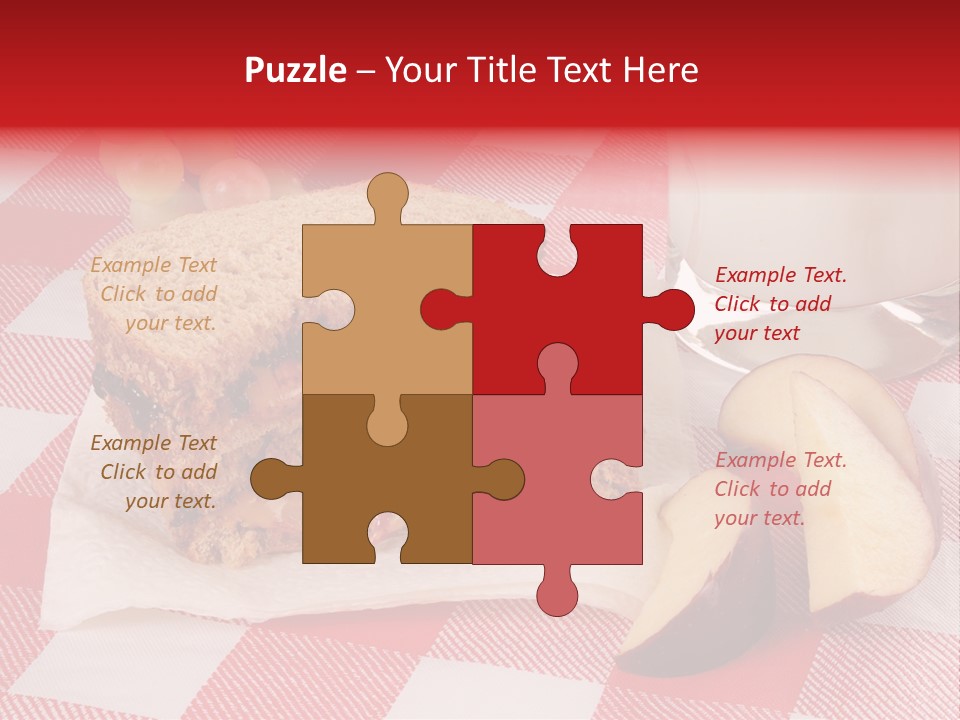 Bread Grapes Sliced PowerPoint Template