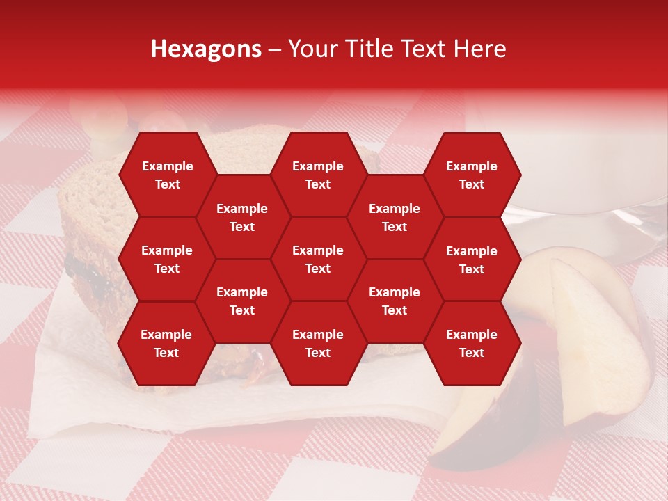 Bread Grapes Sliced PowerPoint Template