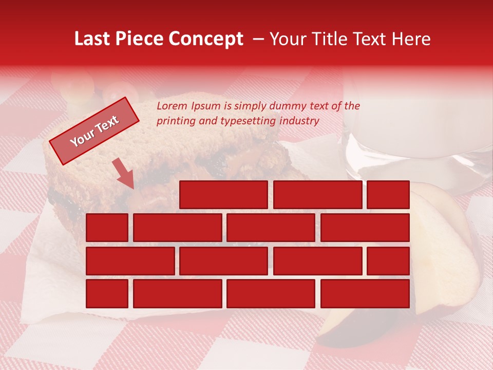 Bread Grapes Sliced PowerPoint Template