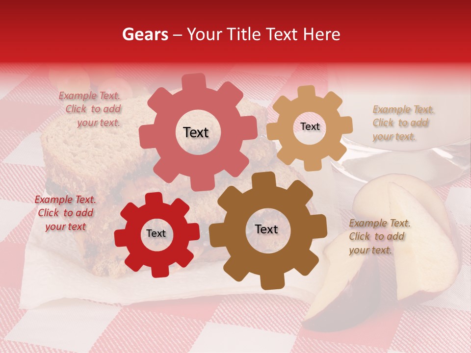 Bread Grapes Sliced PowerPoint Template