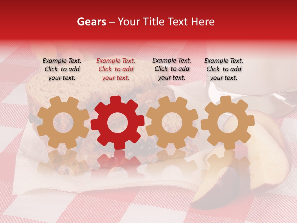 Bread Grapes Sliced PowerPoint Template