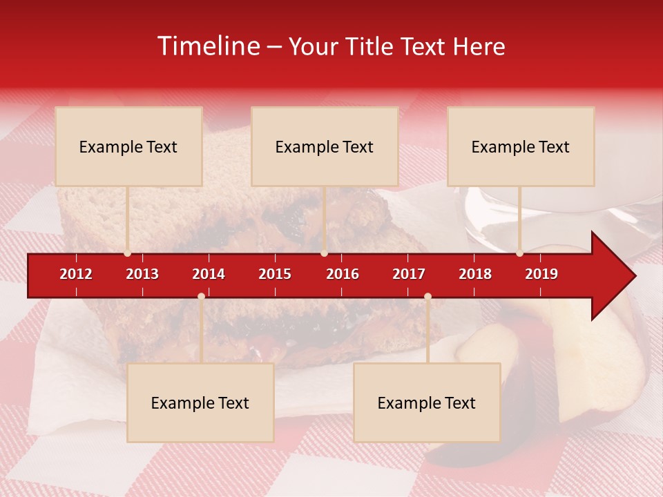 Bread Grapes Sliced PowerPoint Template