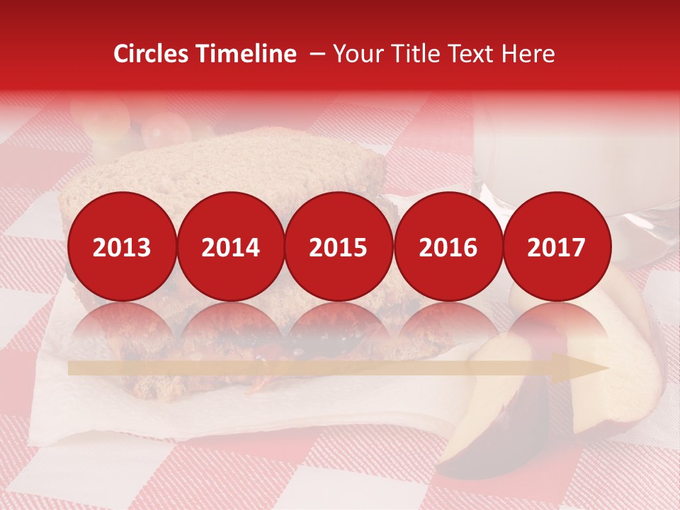 Bread Grapes Sliced PowerPoint Template