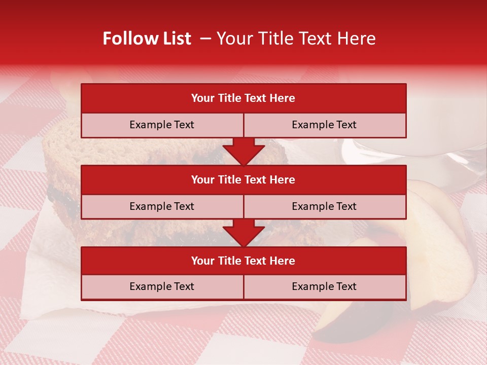 Bread Grapes Sliced PowerPoint Template