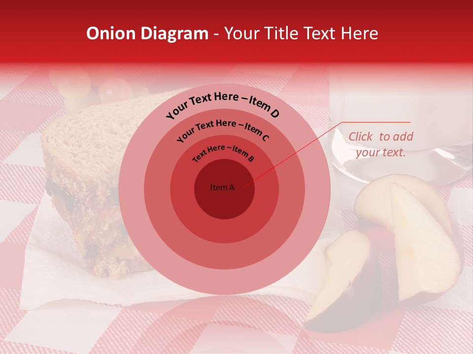 Bread Grapes Sliced PowerPoint Template