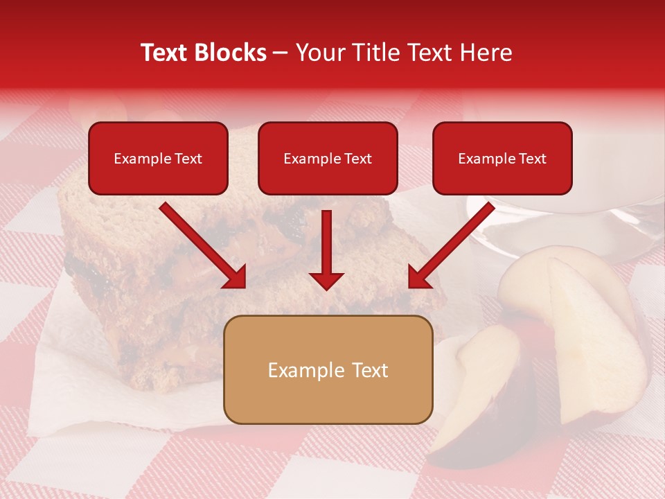 Bread Grapes Sliced PowerPoint Template