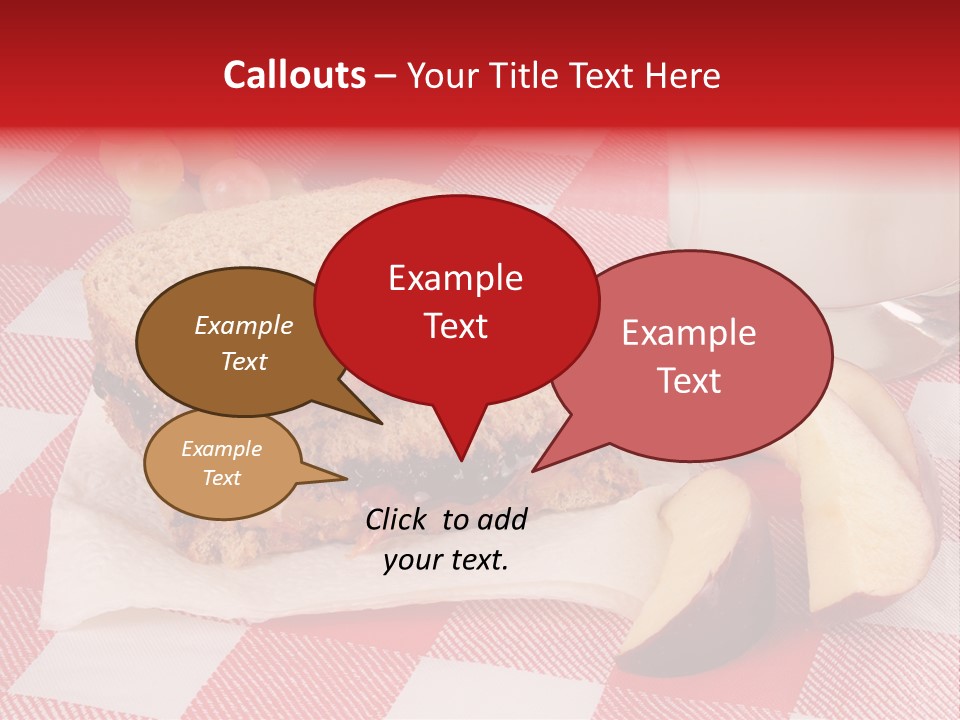 Bread Grapes Sliced PowerPoint Template