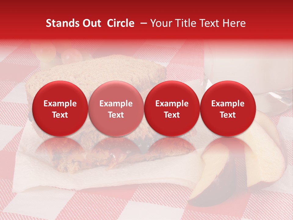 Bread Grapes Sliced PowerPoint Template