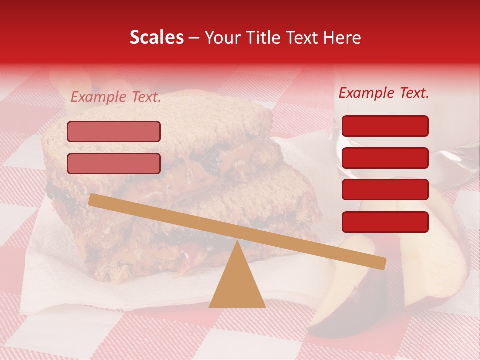 Bread Grapes Sliced PowerPoint Template