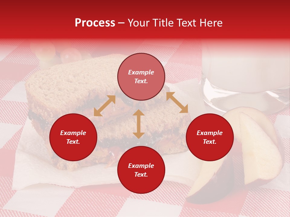 Bread Grapes Sliced PowerPoint Template