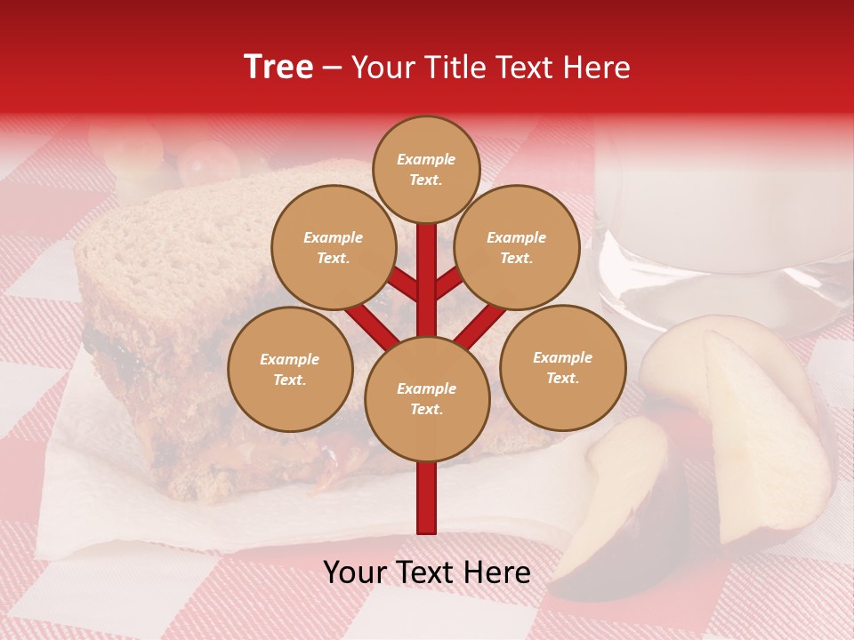 Bread Grapes Sliced PowerPoint Template