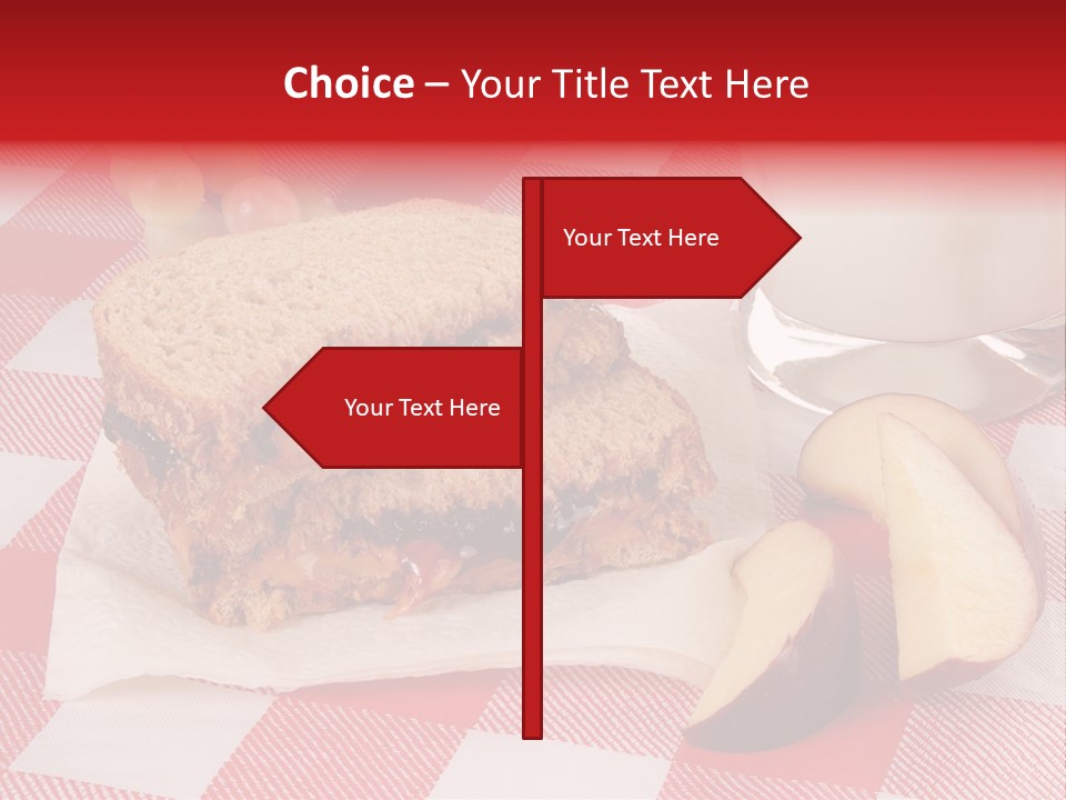 Bread Grapes Sliced PowerPoint Template