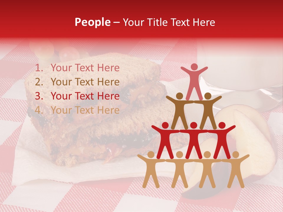 Bread Grapes Sliced PowerPoint Template