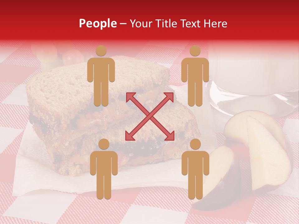 Bread Grapes Sliced PowerPoint Template