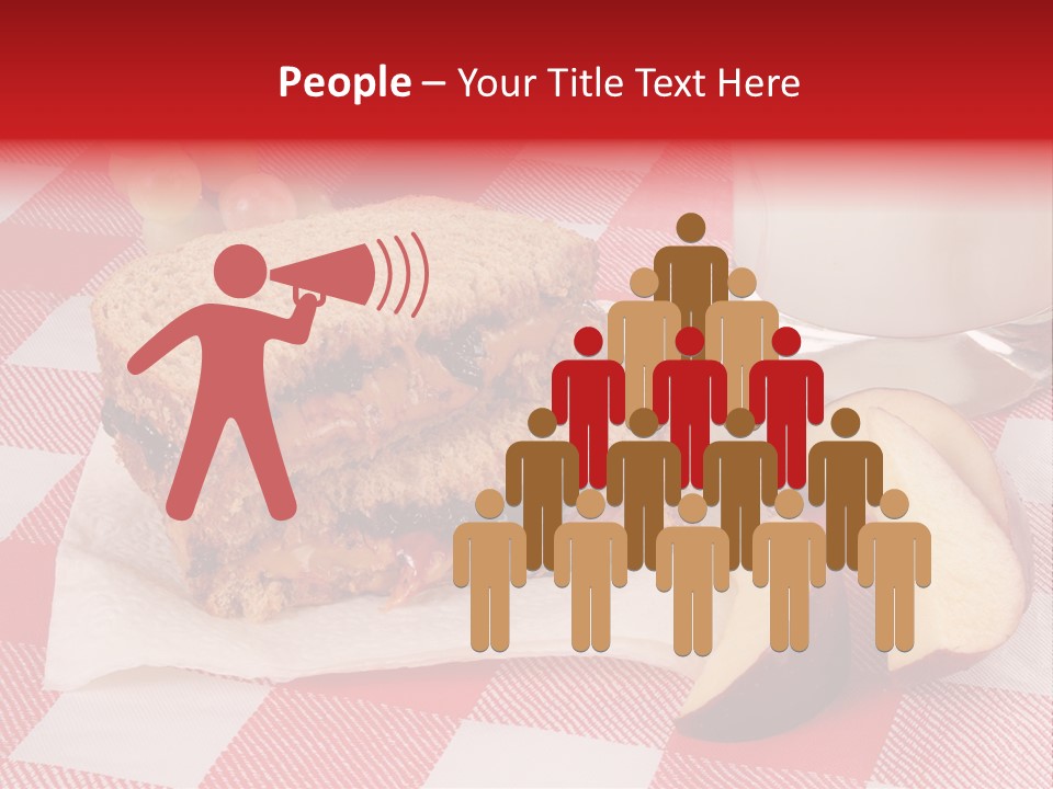 Bread Grapes Sliced PowerPoint Template