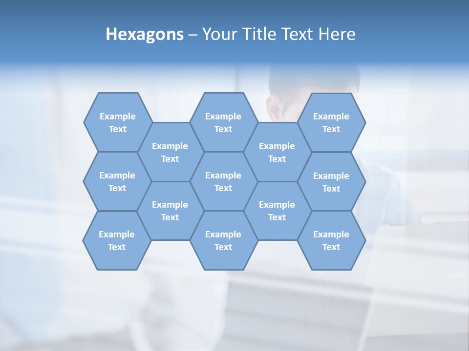 Young Look Desk PowerPoint Template