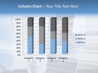 Young Look Desk PowerPoint Template