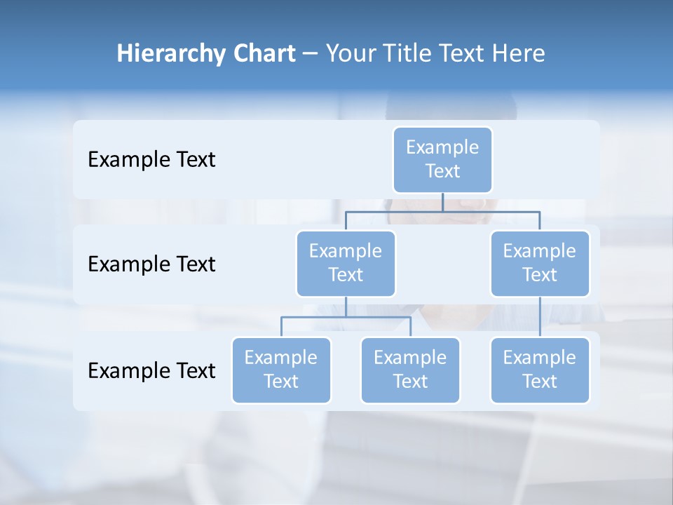 Young Look Desk PowerPoint Template