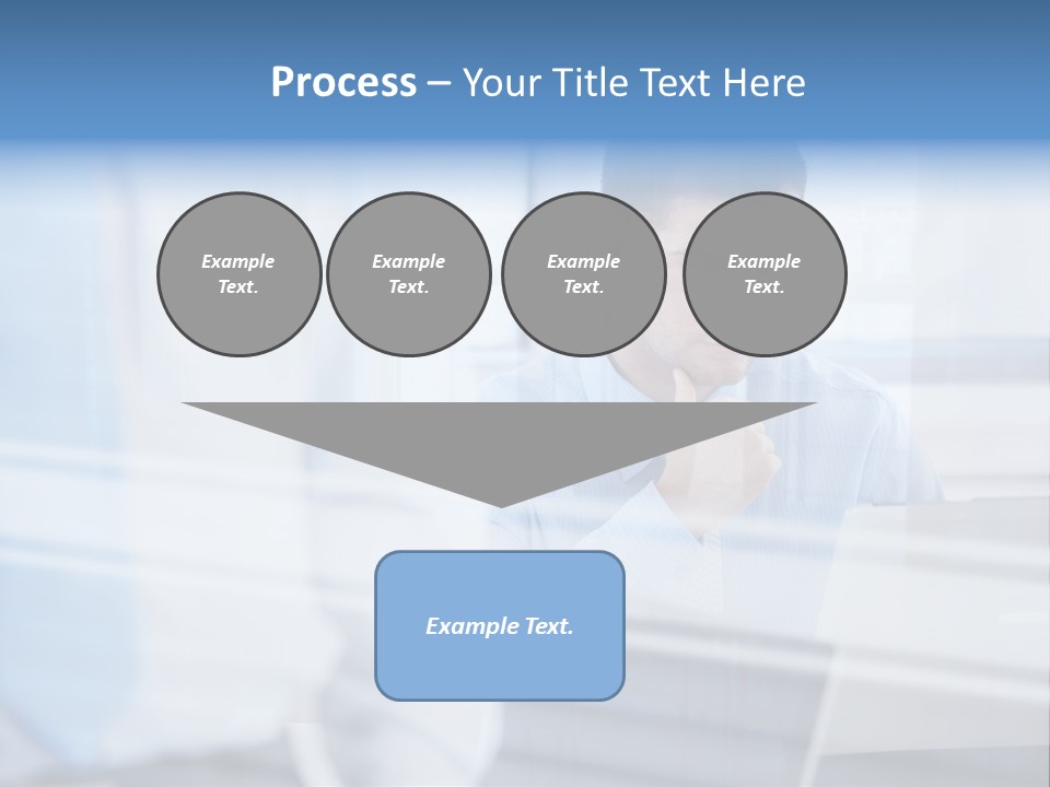 Young Look Desk PowerPoint Template