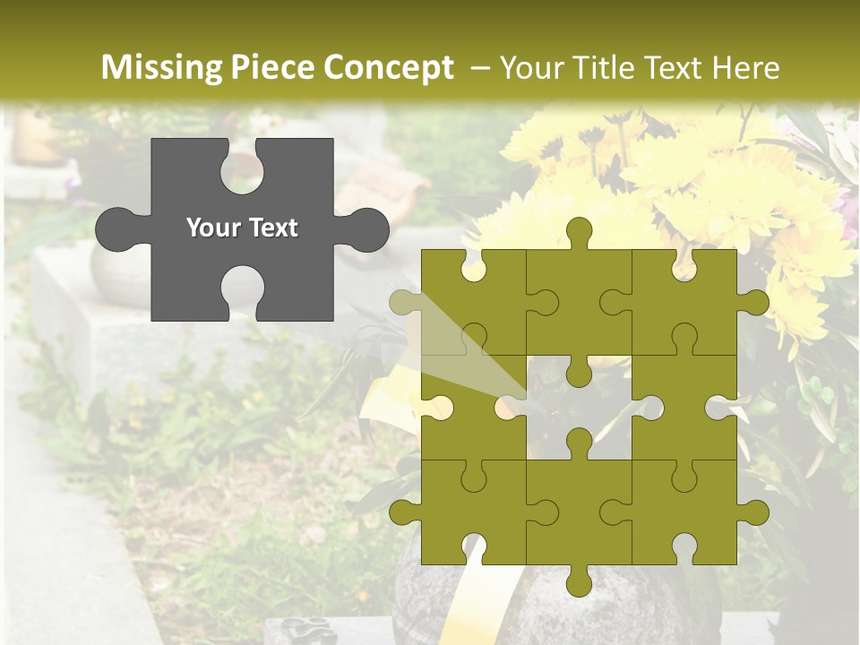 Sad Head Symbol PowerPoint Template