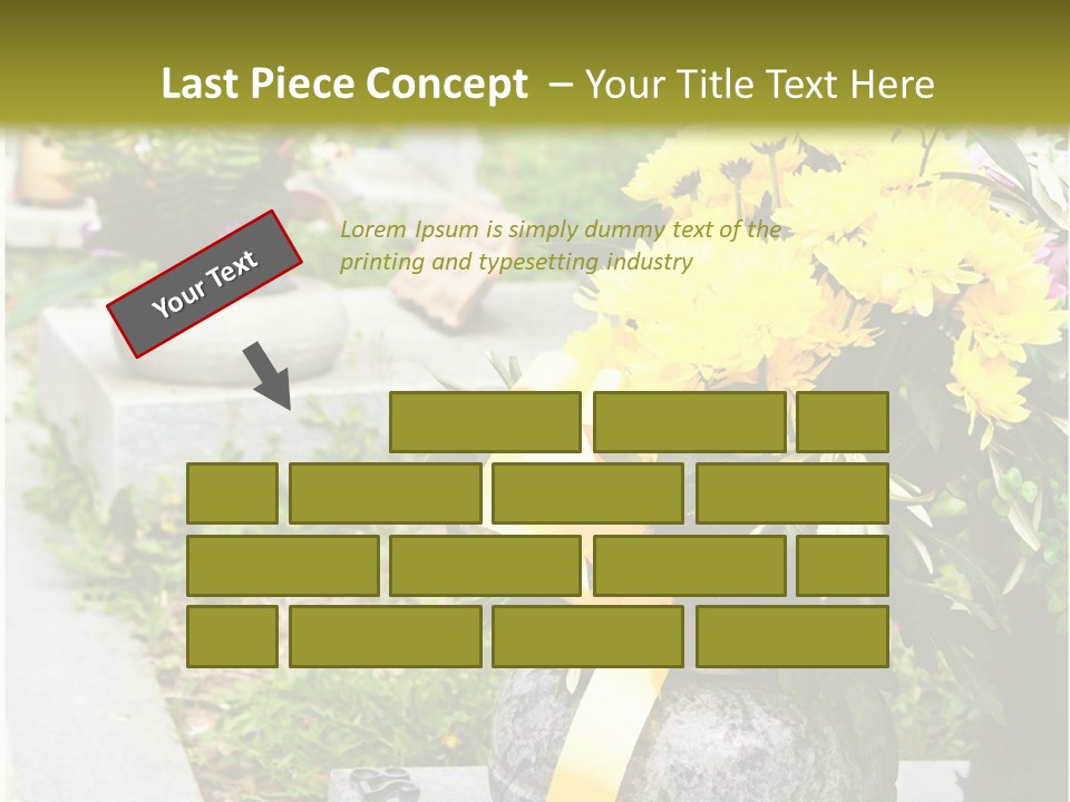 Sad Head Symbol PowerPoint Template