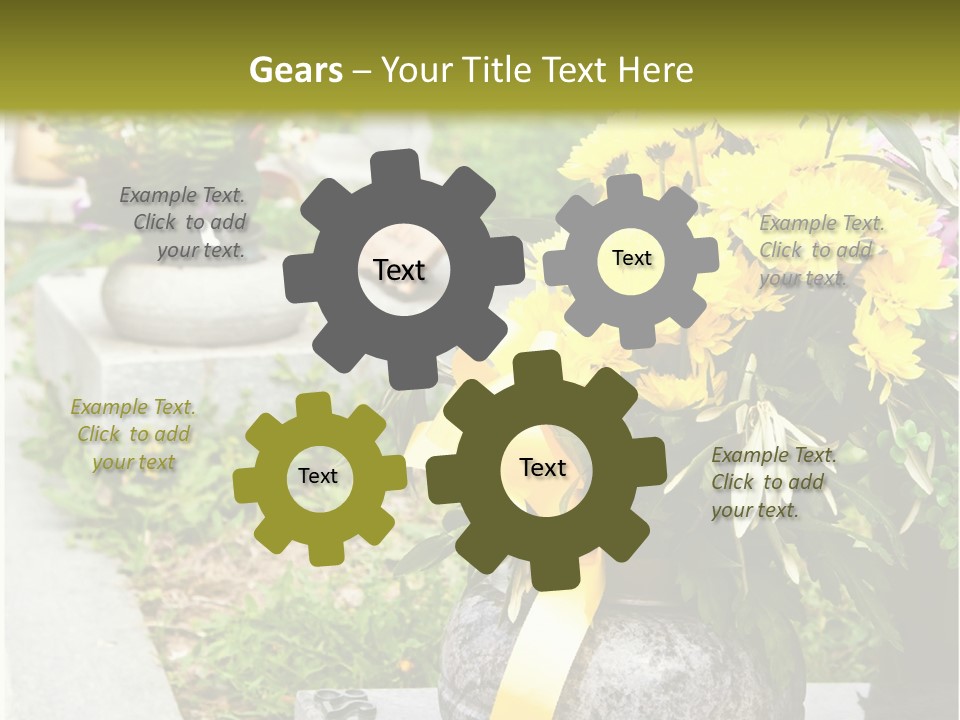 Sad Head Symbol PowerPoint Template