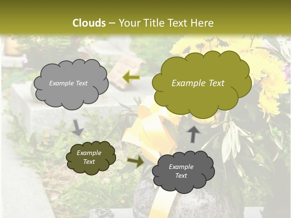 Sad Head Symbol PowerPoint Template