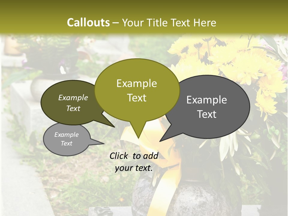 Sad Head Symbol PowerPoint Template