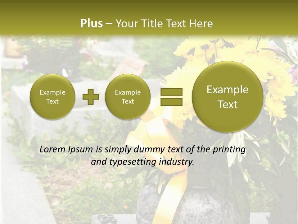 Sad Head Symbol PowerPoint Template