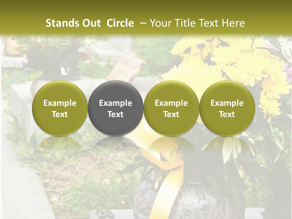 Sad Head Symbol PowerPoint Template