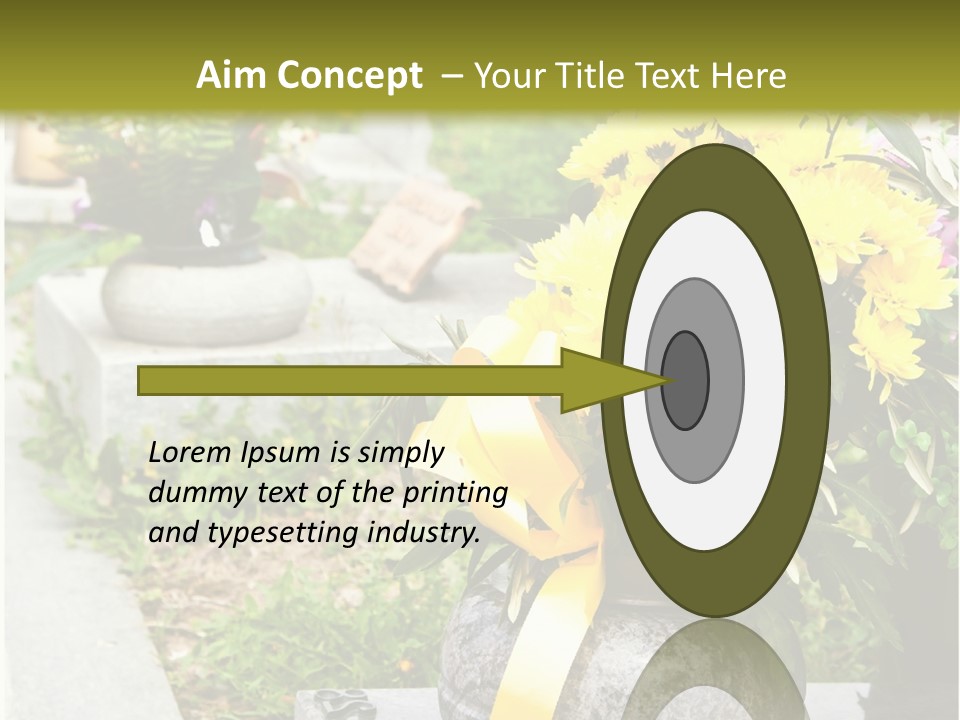 Sad Head Symbol PowerPoint Template