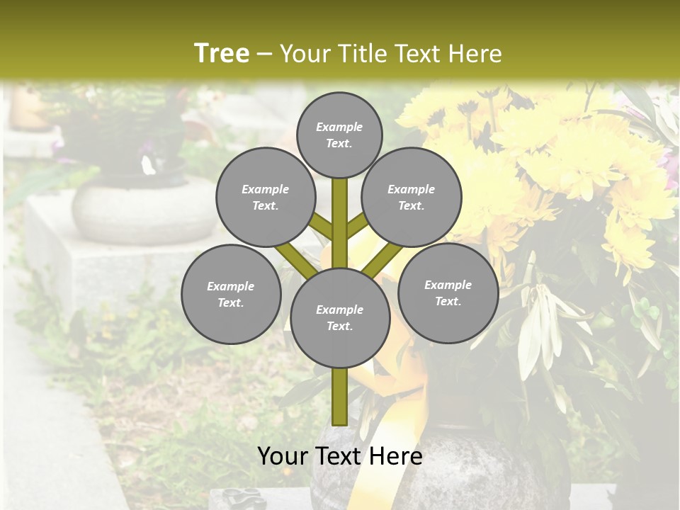Sad Head Symbol PowerPoint Template