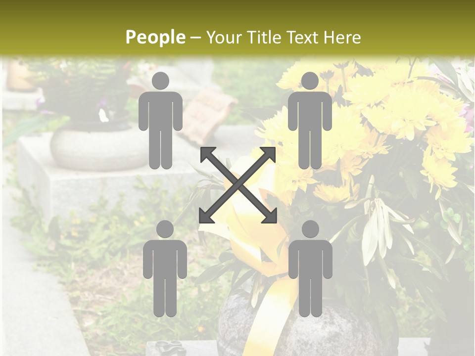 Sad Head Symbol PowerPoint Template