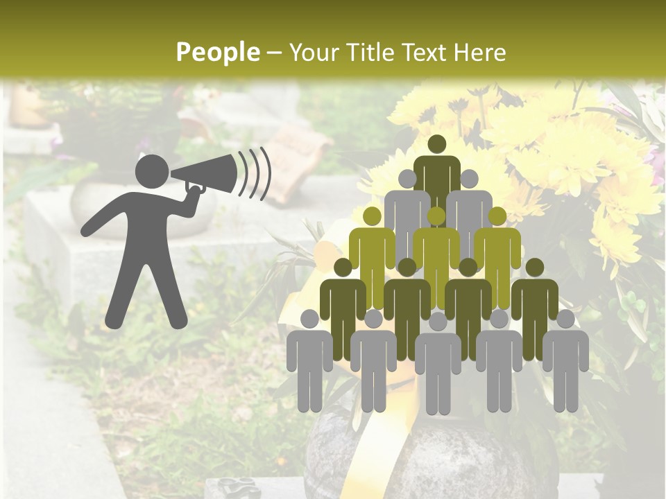 Sad Head Symbol PowerPoint Template