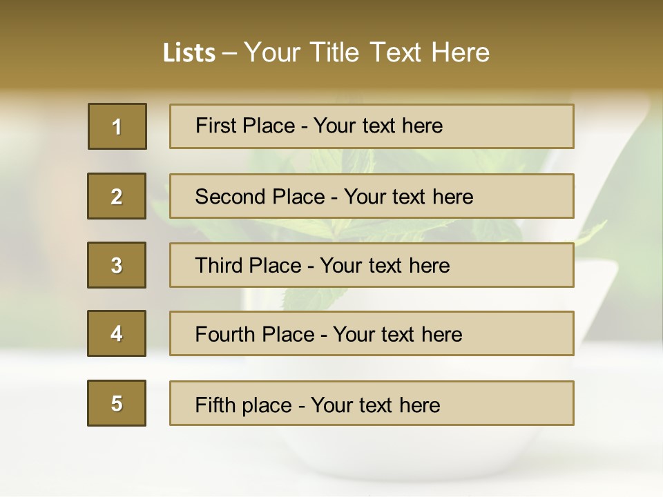Bowl Medical Fresh PowerPoint Template