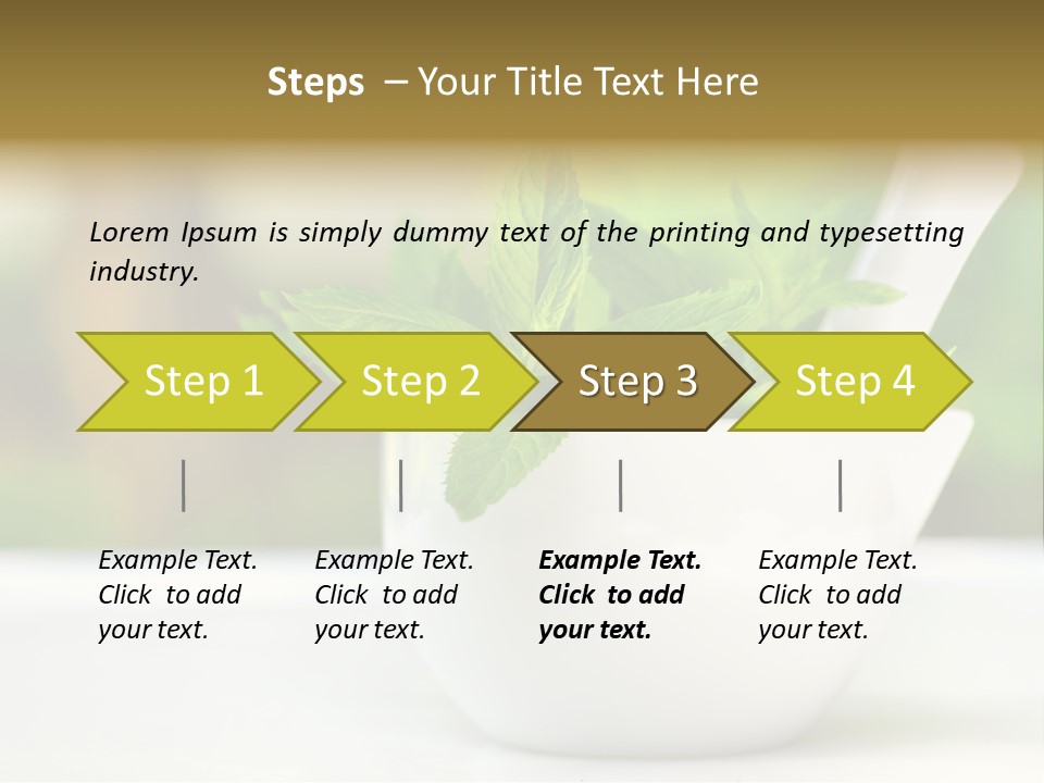 Bowl Medical Fresh PowerPoint Template